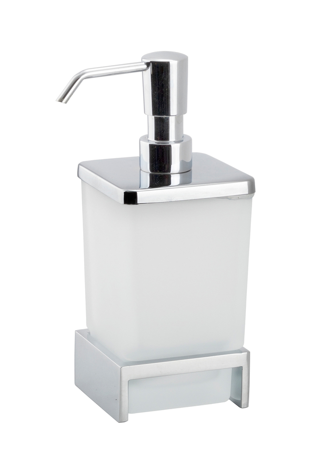 Çelik Banyo Kumru Set Üstü Camlı Sıvı Sabunluk Krom Renkli